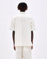 White Blanket Stitch Shirt - COMMAS 