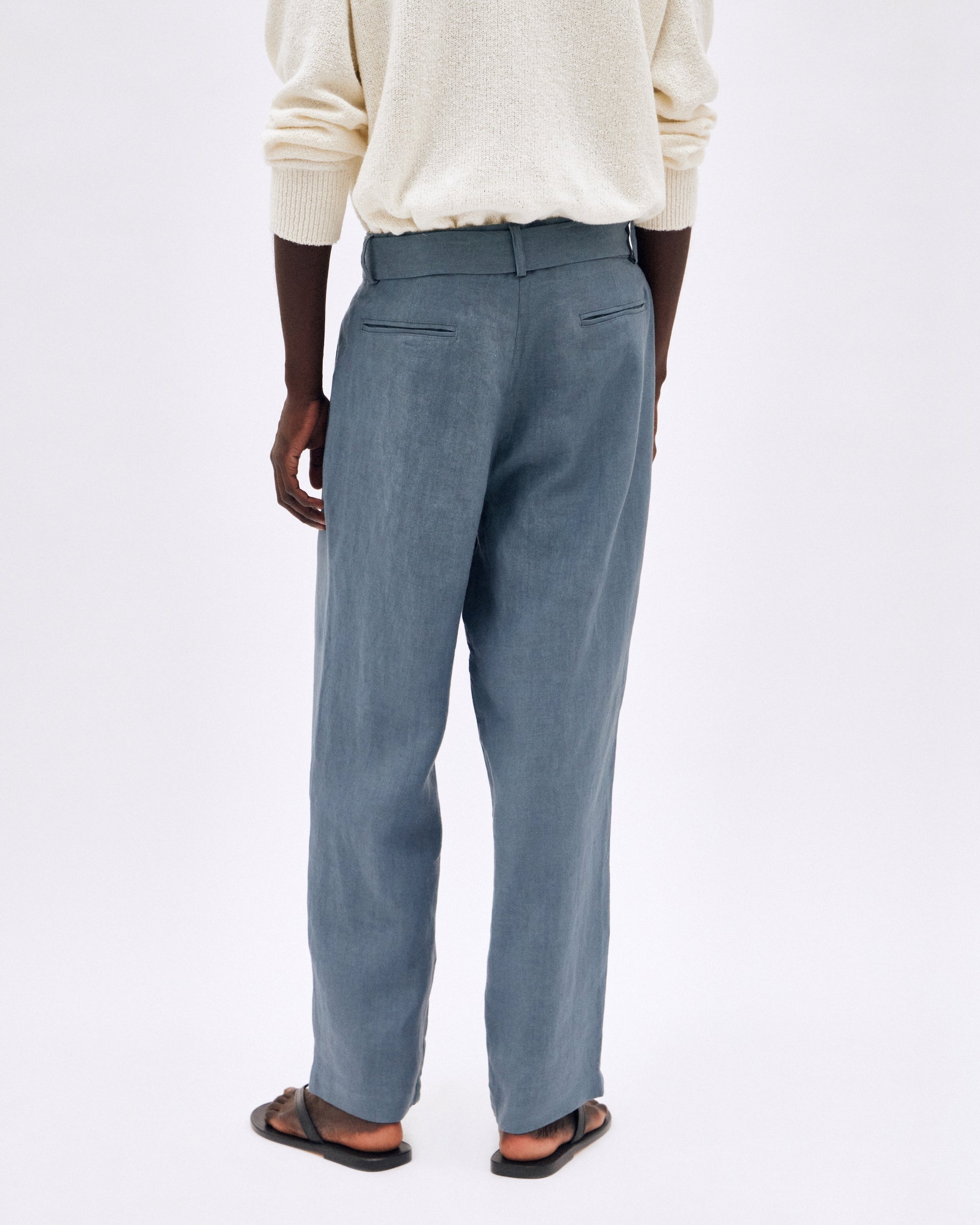 Slate Tailored Trouser - COMMAS 