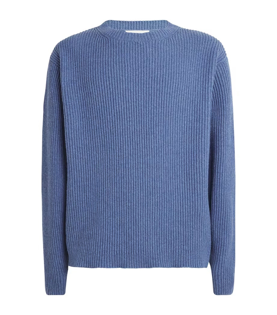 Fisherman Rib Crewneck Sweater