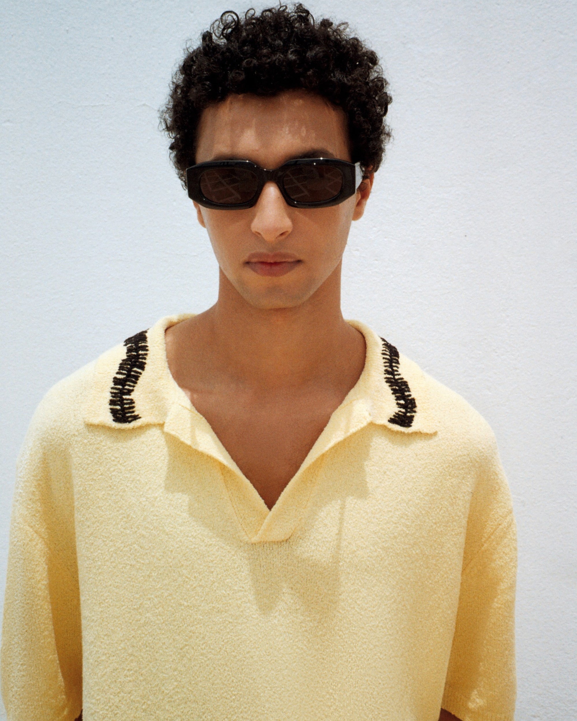 Hand Crochet Collar Polo