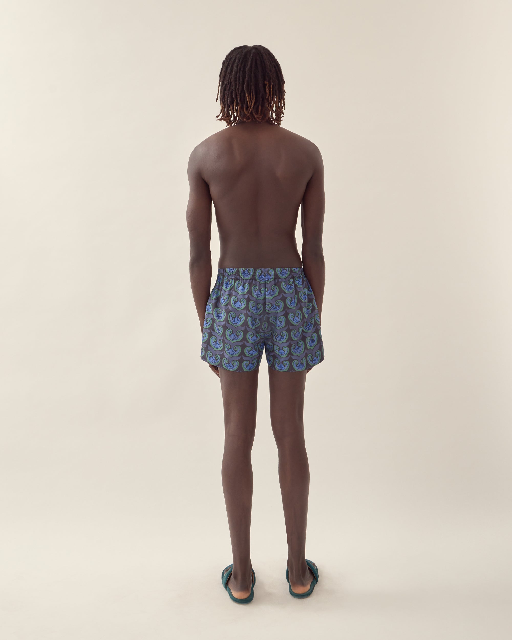 Painted Shell Print Short Swim Short