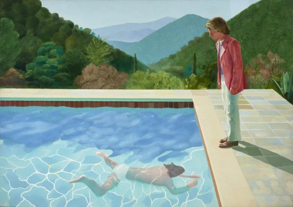 David Hockney "Portrait of an Artist (Pool with Two Figures)" (1972)