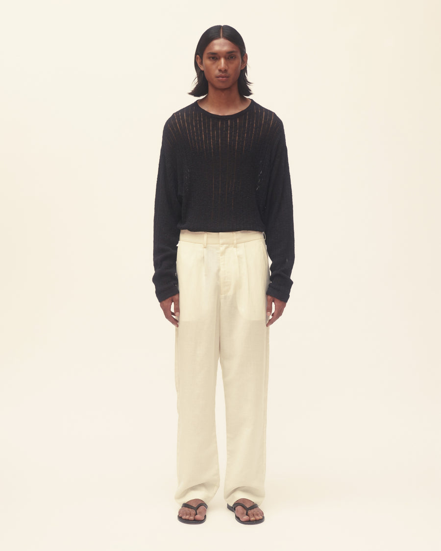 Pointelle Knit Sweater