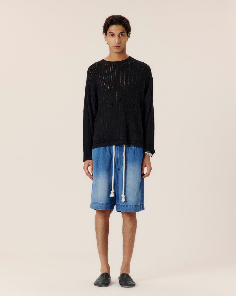 Pointelle Knit Sweater