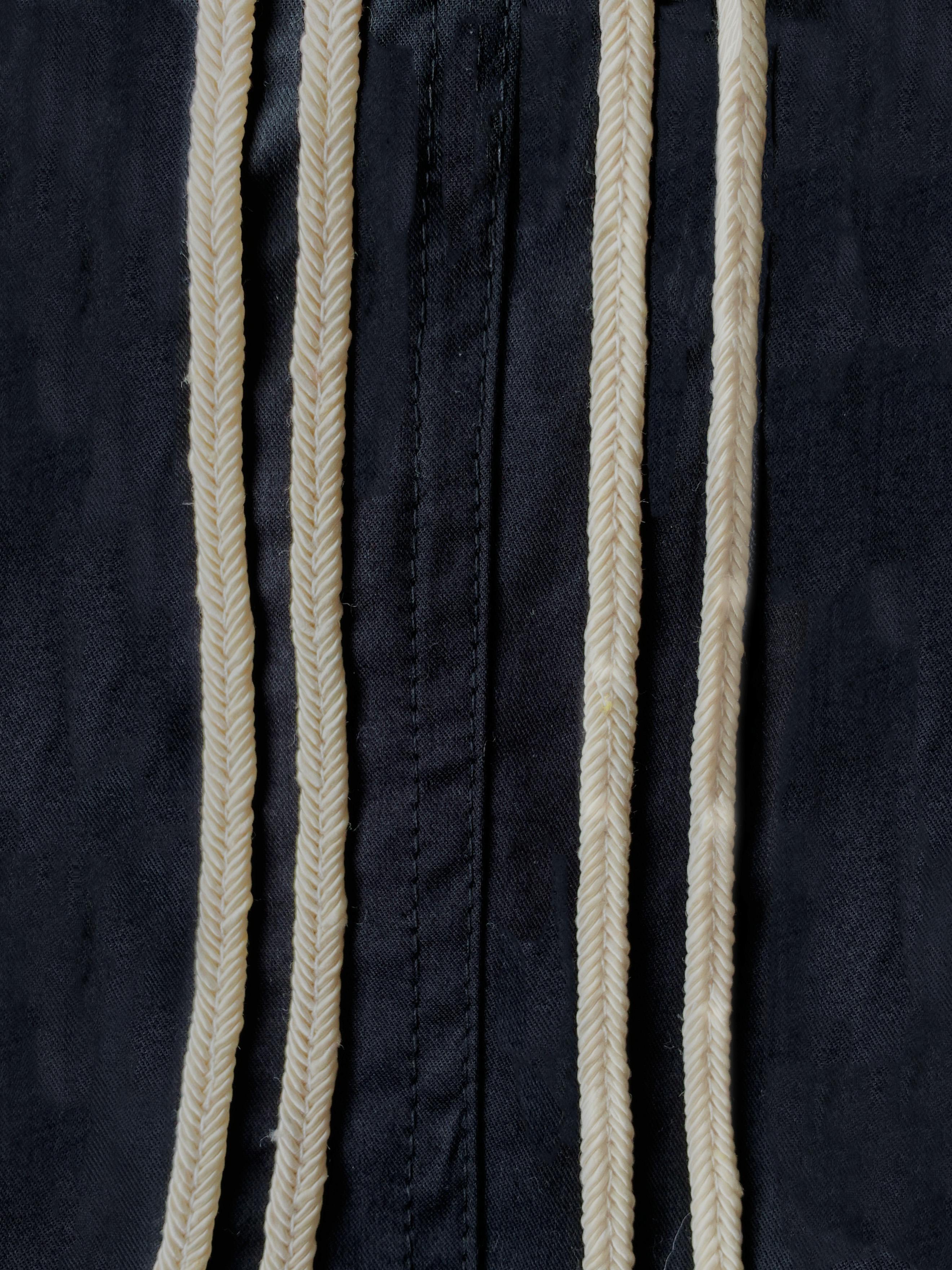 Braided Cord Shorts Black
